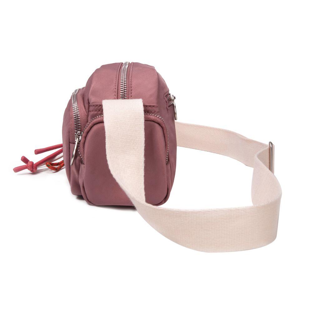 Cartera Bandolera Pamela Microfibra Palo Rosa Calu-4