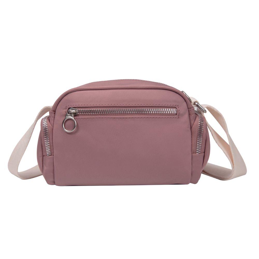 Cartera Bandolera Pamela Microfibra Palo Rosa Calu-5
