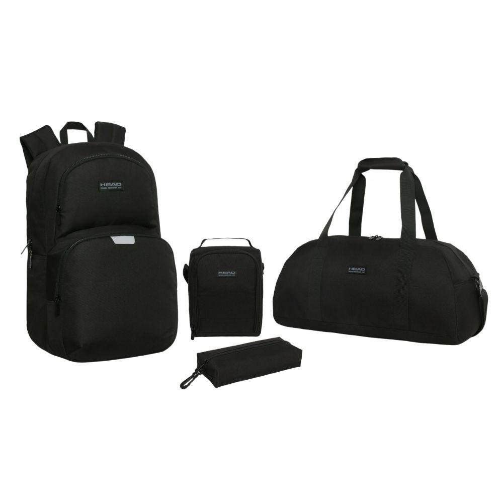 Pack Atomik Escolar (x4) Niño Plata Negro Head-0