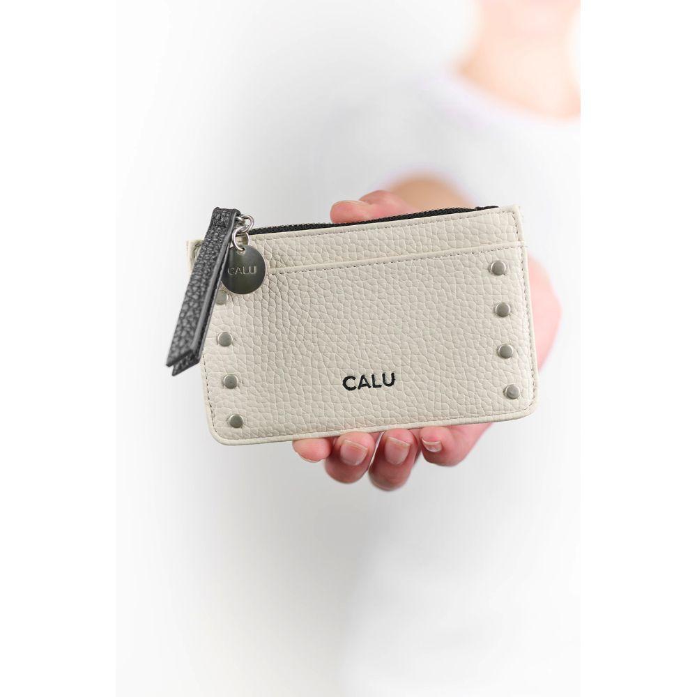 Billetera Monedero Sophie PU Beige Calu-5