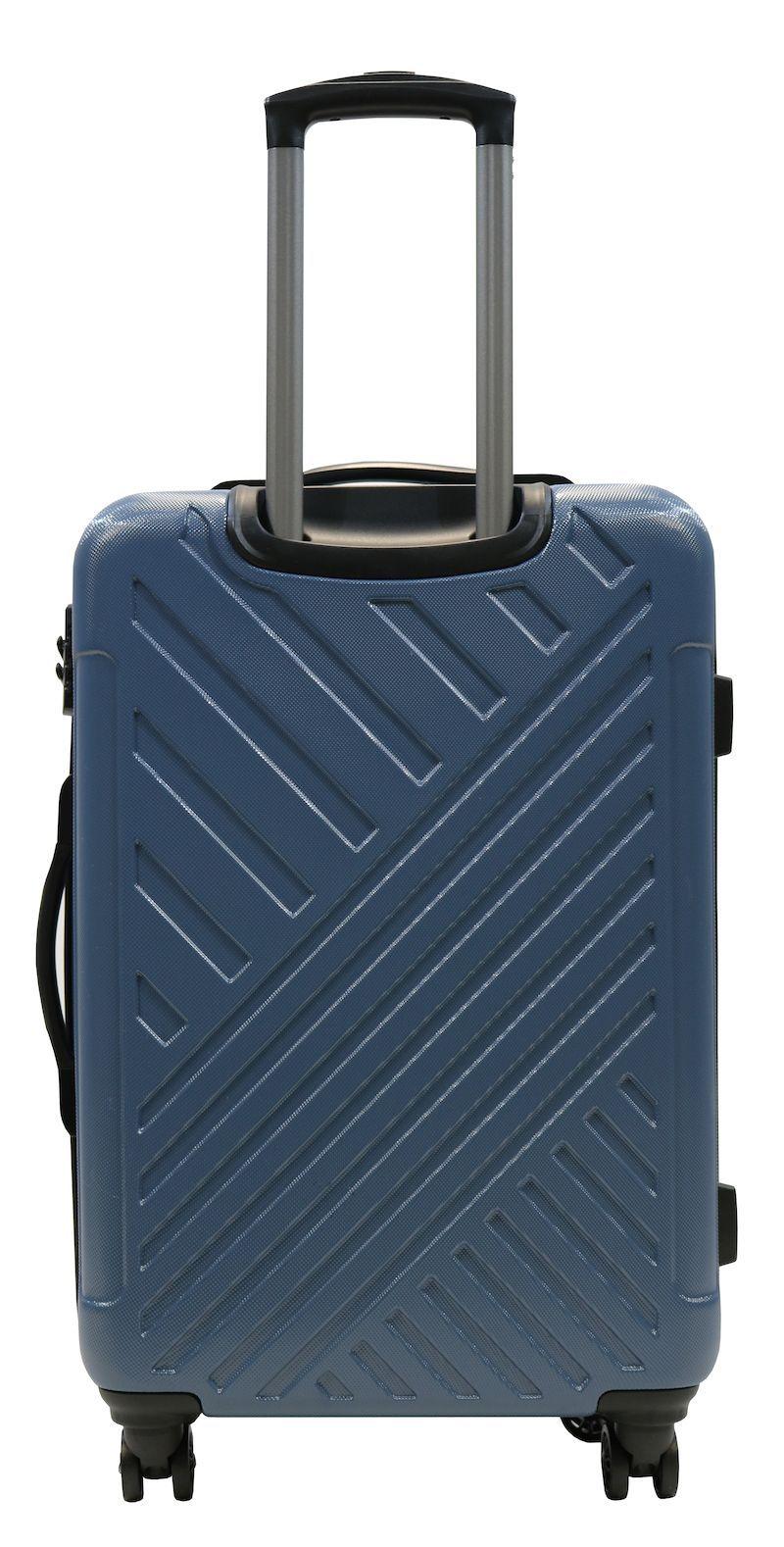 Maleta Dura Toledo M 8 Ruedas Azul Head-3