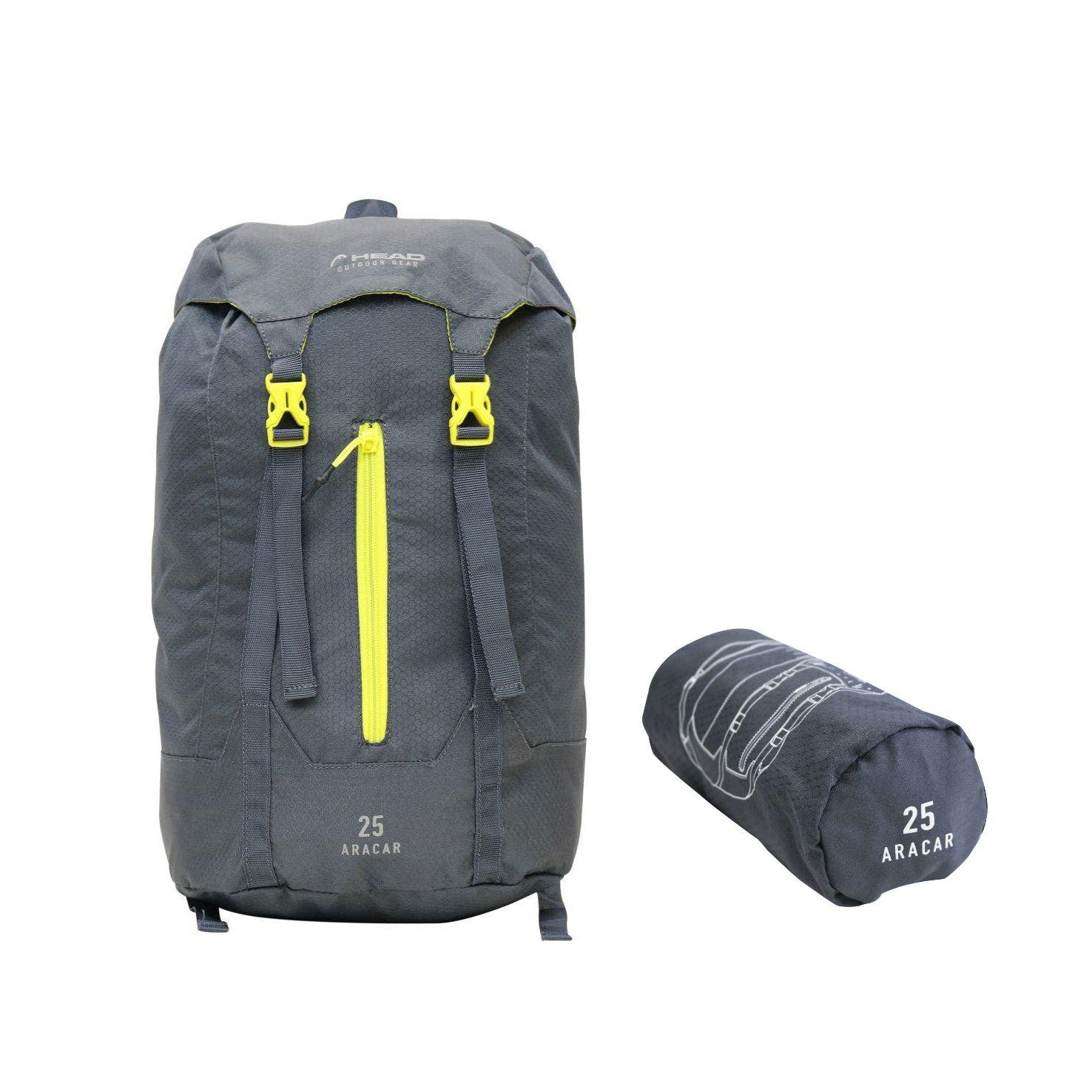 Mochila Aracar 25 Outdoor Camping Gris Head -0