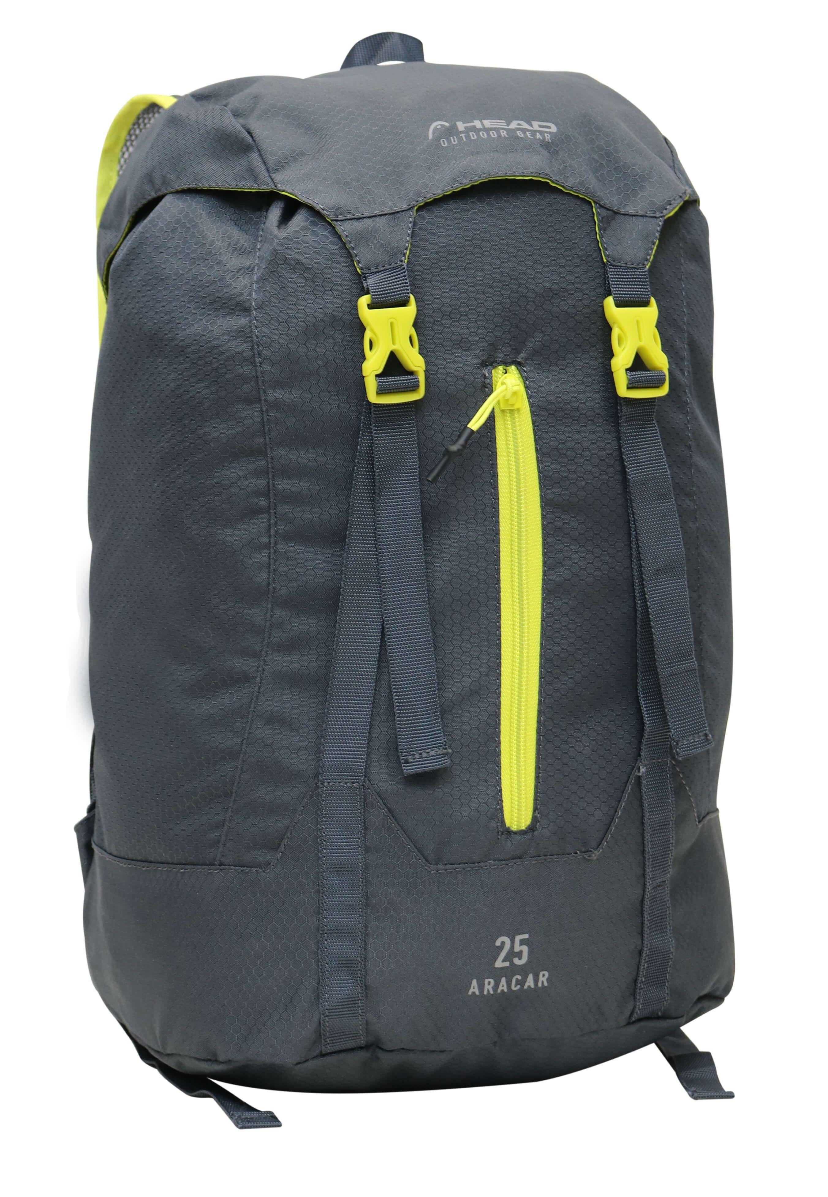 Mochila Aracar 25 Outdoor Camping Gris Head -1