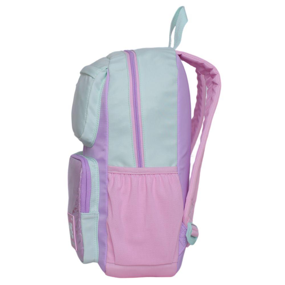 Mochila Infantil Funny Color Block Lila Head-3