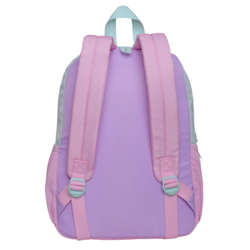 Mochila Infantil Funny Color Block Lila Head-4