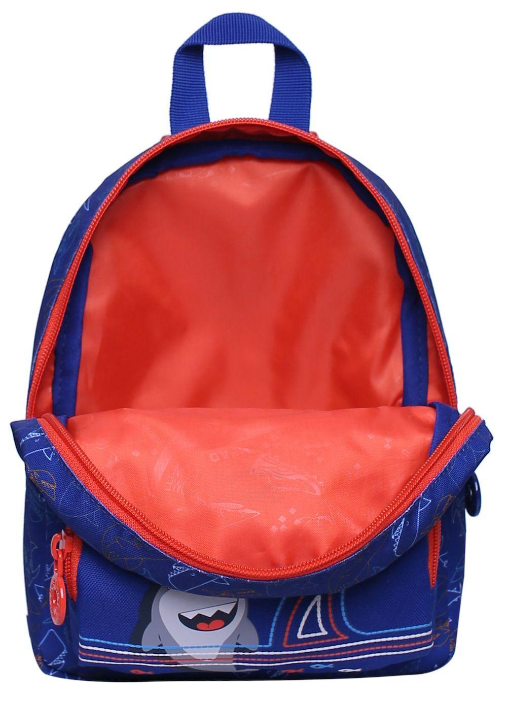 Mochila Pony Tiburon Azulino Head-4