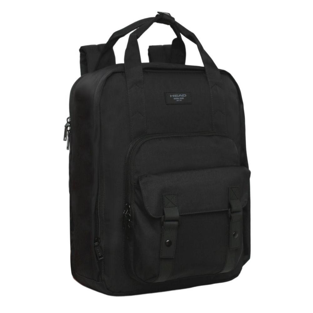 Mochila Mujer Delta Notebook Negro Head-0