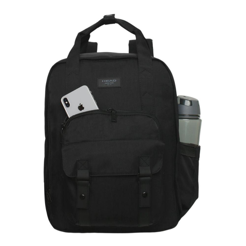 Mochila Mujer Delta Notebook Negro Head-1