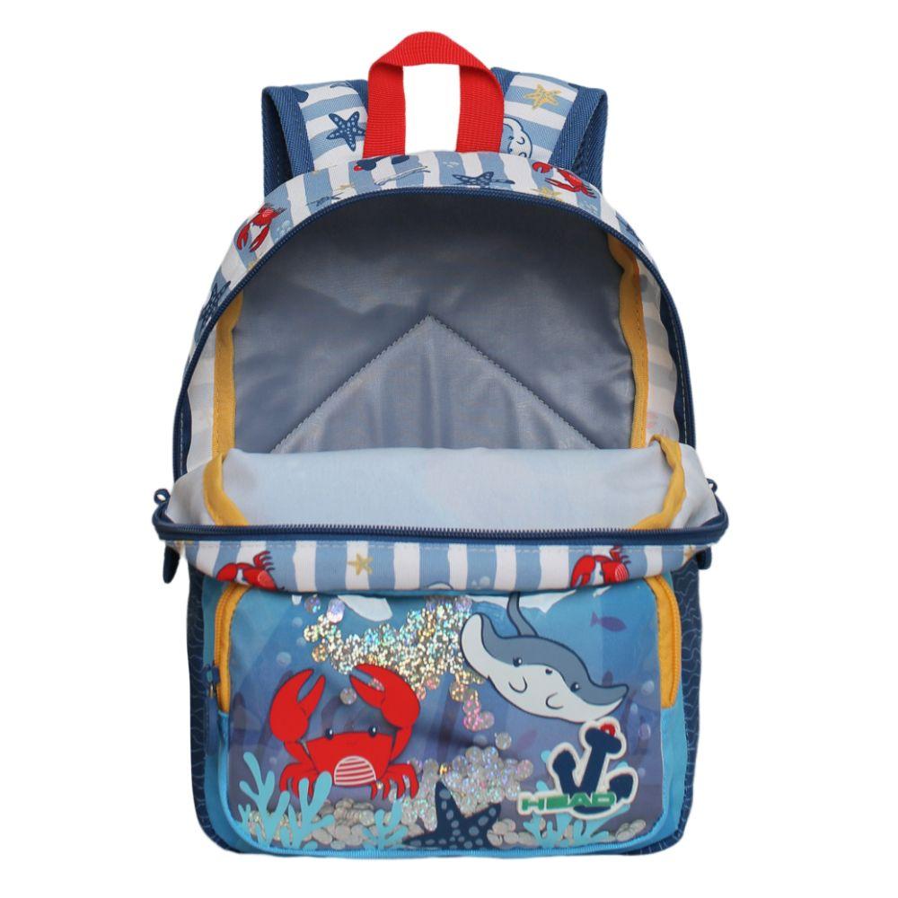 Mochila Infantil Niño Pop Sea Azul Head-2