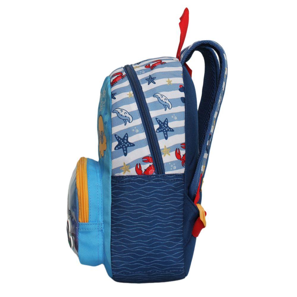 Mochila Infantil Niño Pop Sea Azul Head-3