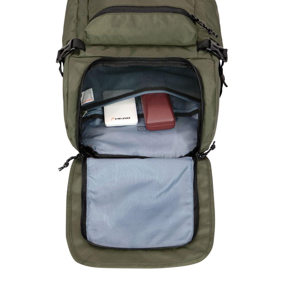 Mochila Fiorino Verde Musgo Head-1