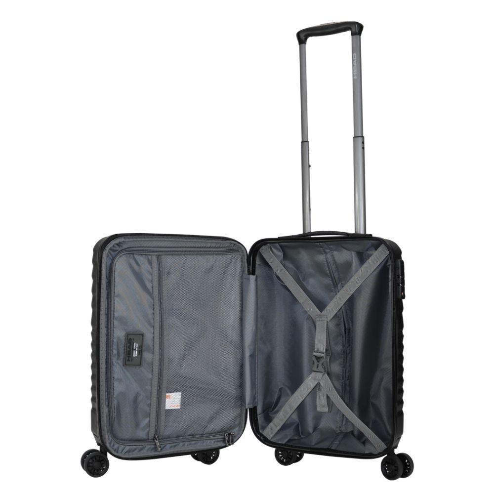 Maleta Cabina Viena S Expandible y TSA Negro Head-3