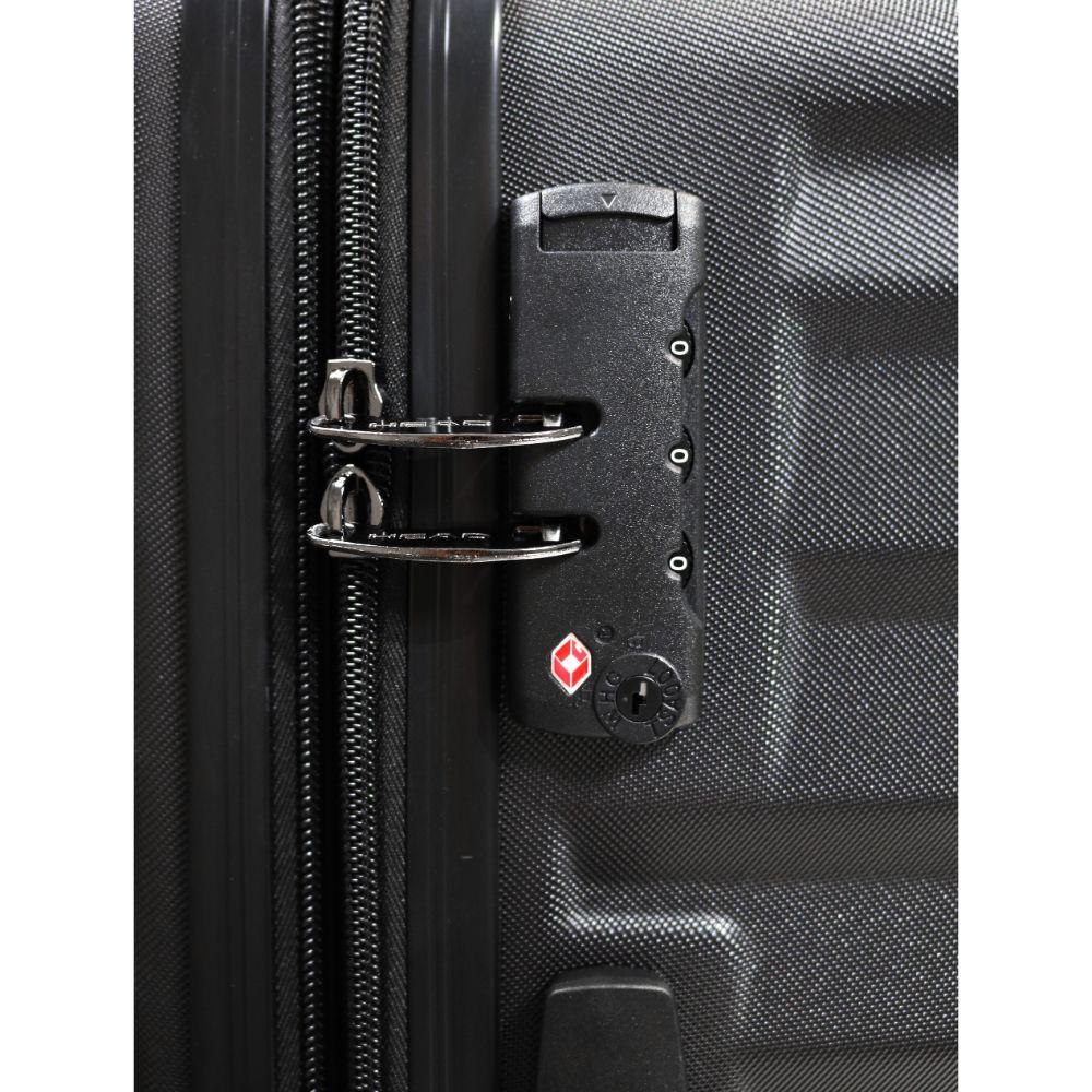 Maleta Cabina Viena S Expandible y TSA Negro Head-6