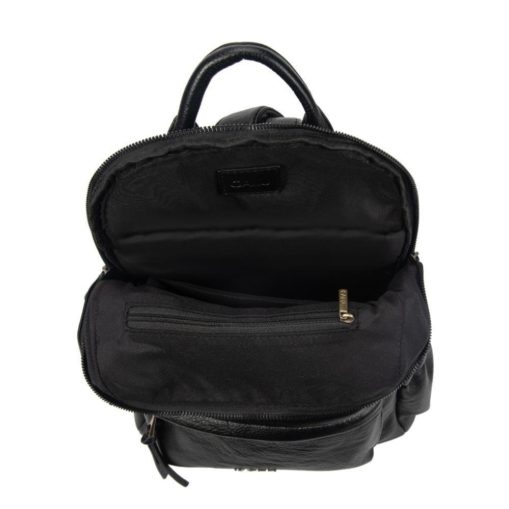 Mochila con Doble Función Indie Negro Calu-3