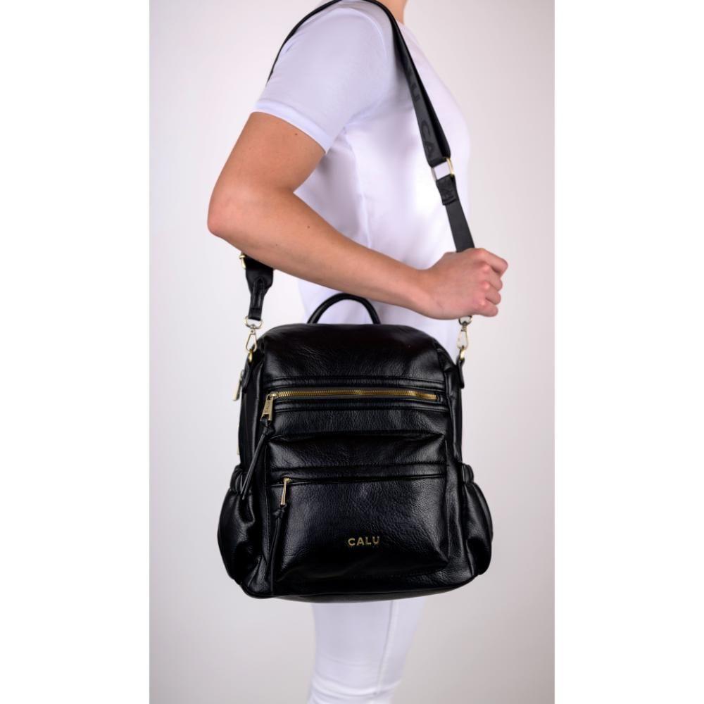 Mochila con Doble Función Indie Negro Calu-7