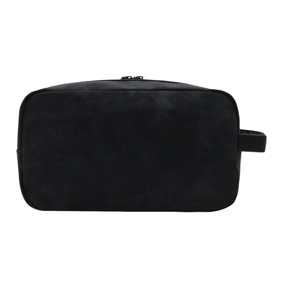 Neceser Retro Tipo Cuero Suede Negro Head-4