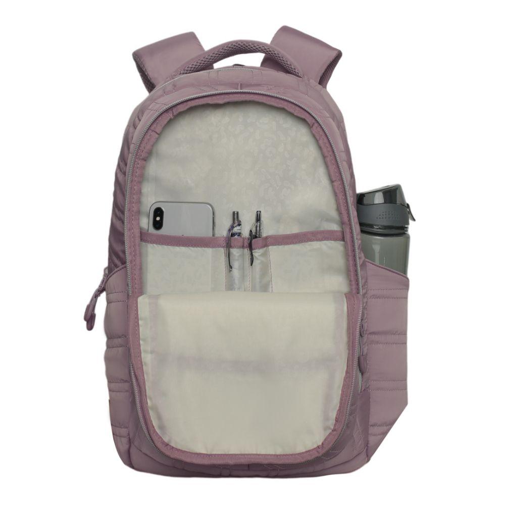 Mochila Mujer Maxima Microfibra Malva Head-3