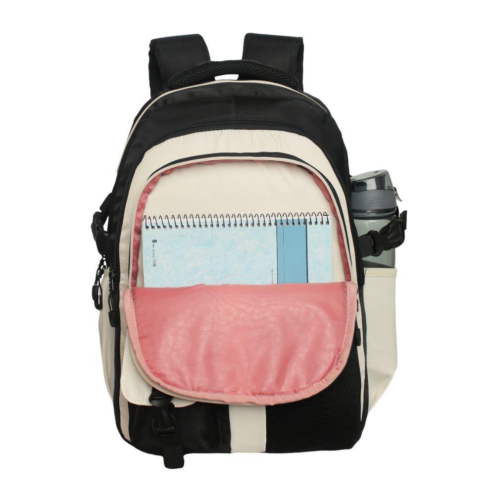 Mochila Mujer Microfibra Artura Block Negro Head-2