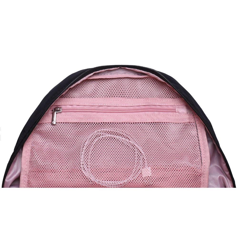 Mochila Urus Negro Rosado Head-1
