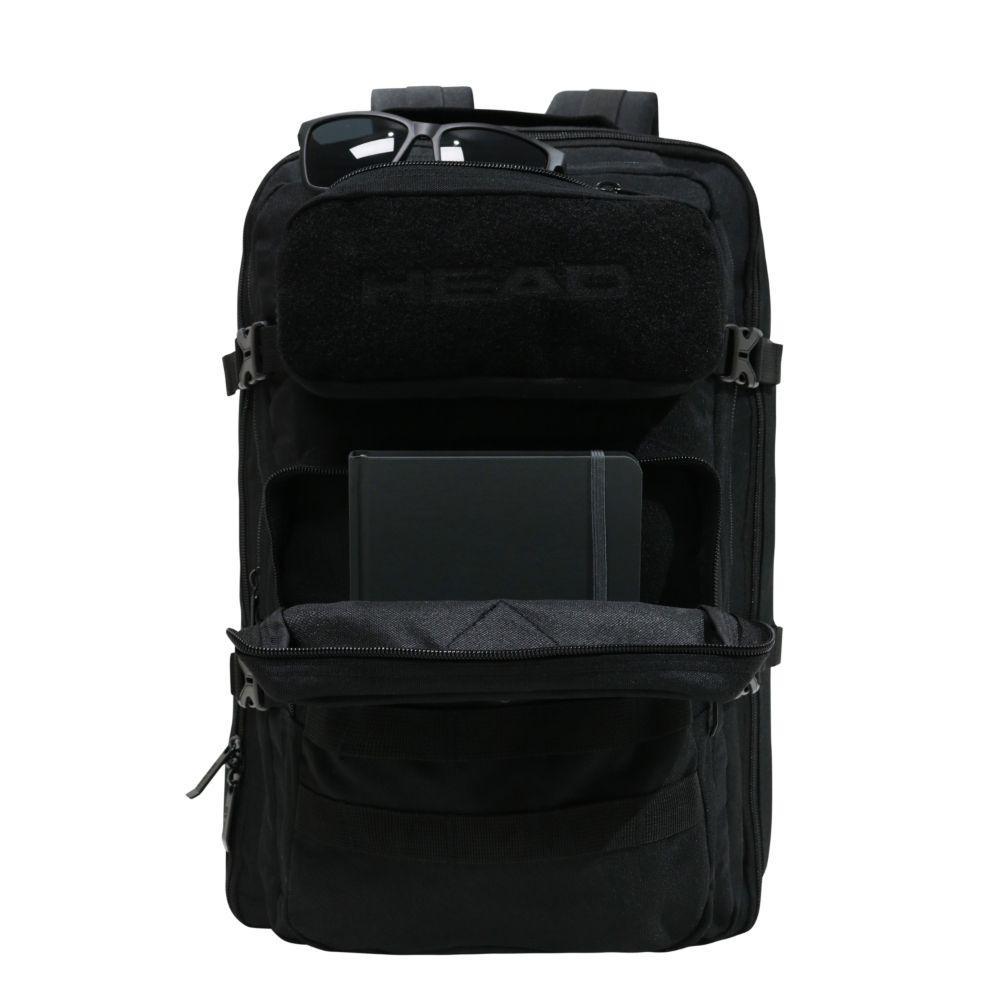 Mochila De Viaje Comando Apertura 180 Negro Head-2