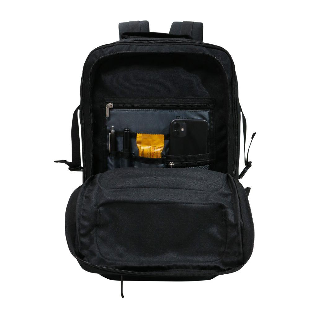 Mochila De Viaje Comando Apertura 180 Negro Head-3
