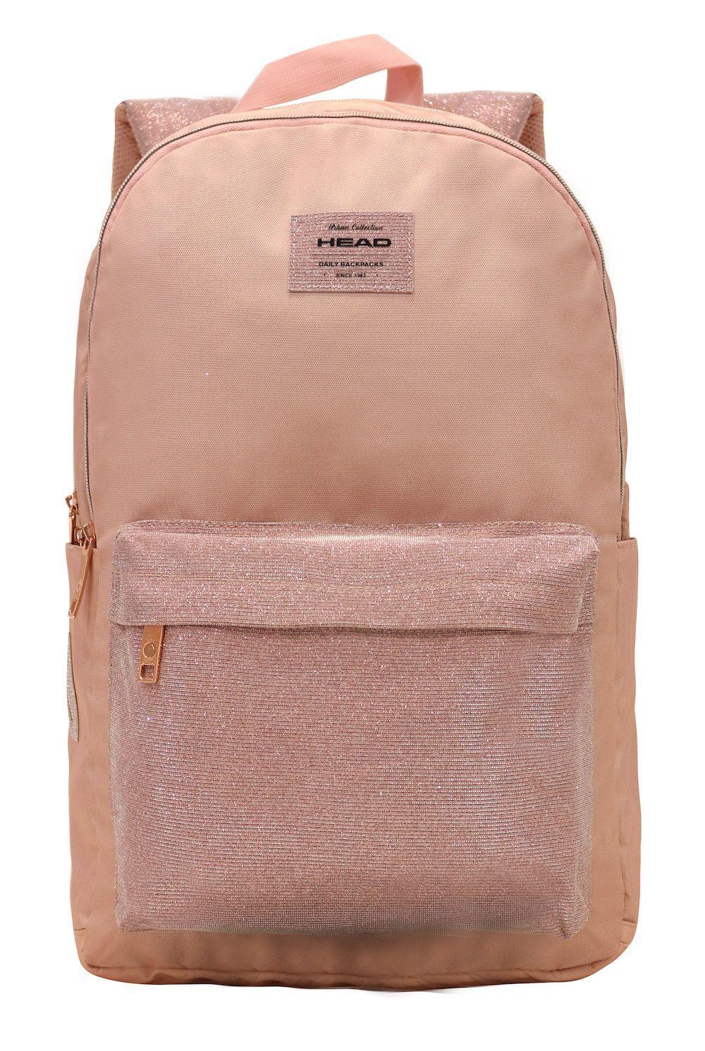 Mochila Tiggo Metallic Rosado Head-1