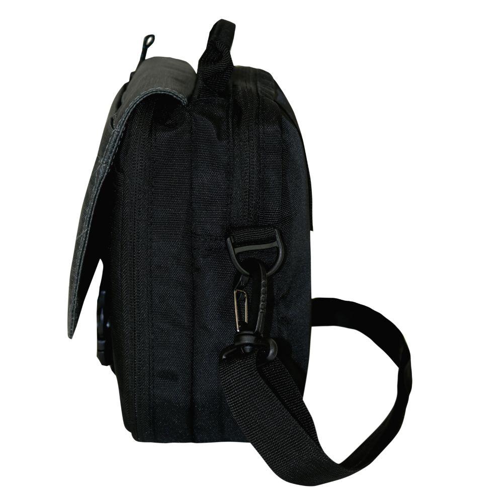 Bolso Pouch Boxing Melange Reverse Gris Oscuro-4