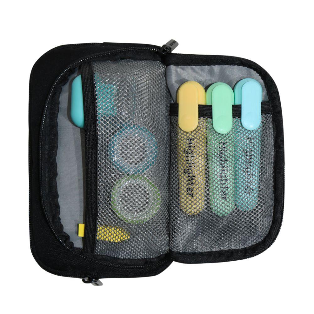 Estuche Hombre Case Panal Negro Head-2