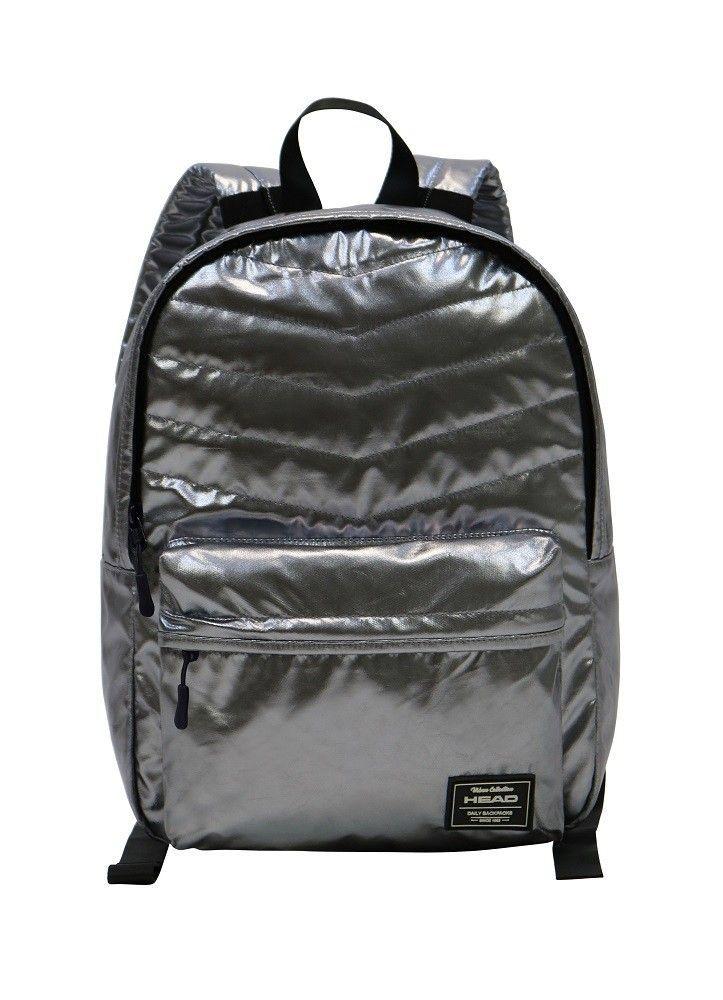 Mochila Urbana Space Metallic Plata Head   -1