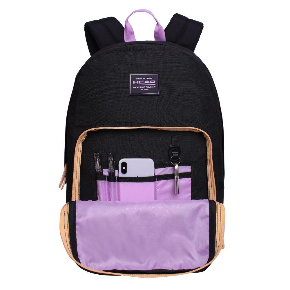 Mochila New Kombi Negro Damasco Head-1