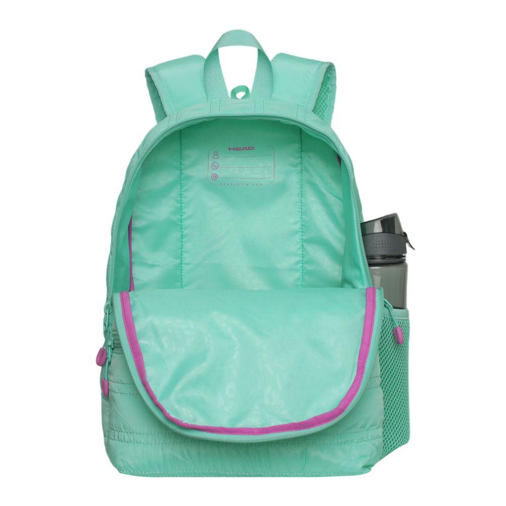 Mochilas Clásica Mujer Arona Turquesa Head-2