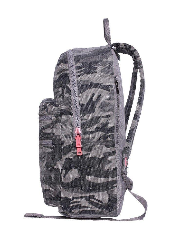 Mochila Canvas Gulietta Army Gris Head   -4