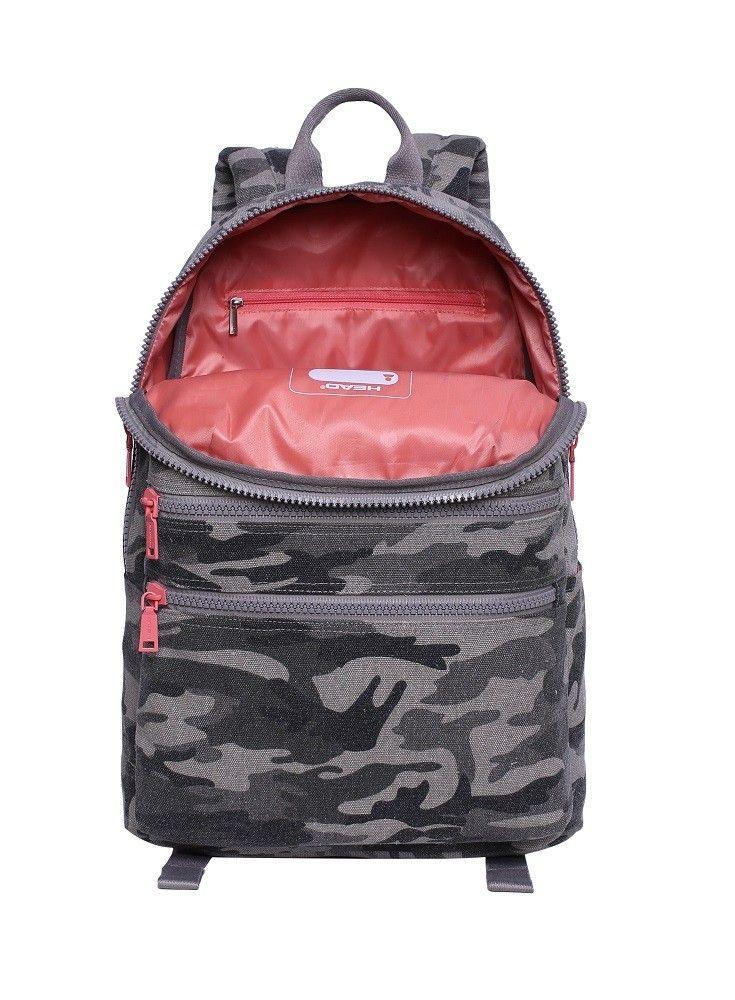 Mochila Canvas Gulietta Army Gris Head   -2