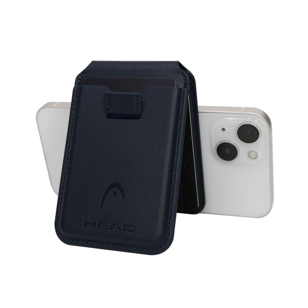 Billetera Tarjetero Magnético Vantage Premium Azul Head-4