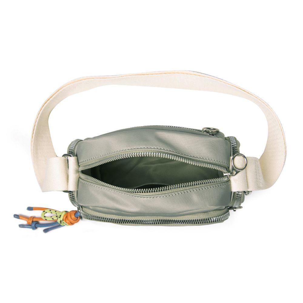 Cartera Bandolera Pamela Microfibra Dusty Verde Calu-2
