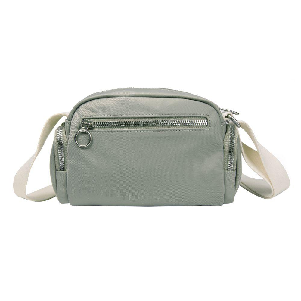 Cartera Bandolera Pamela Microfibra Dusty Verde Calu-5