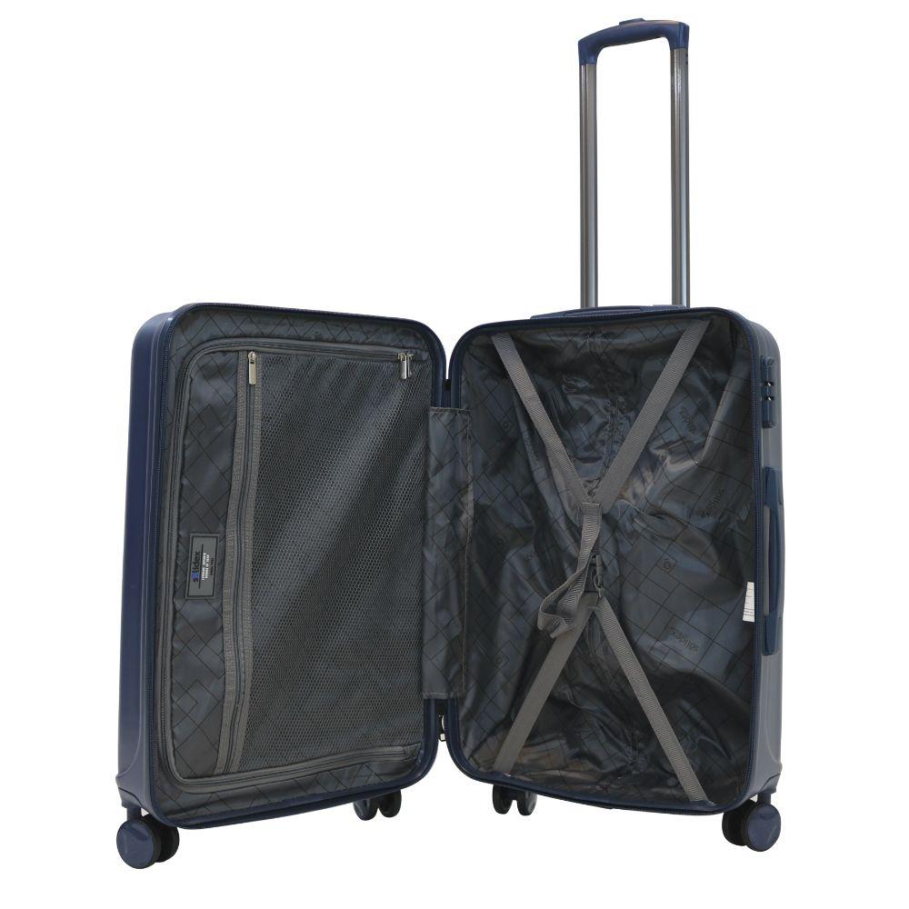 Maleta de Viaje Brasilia M 8 Ruedas Azul Solidex-2