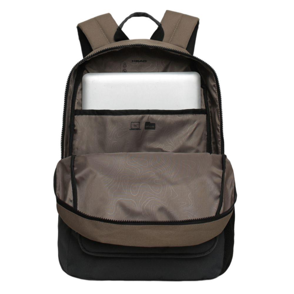 Mochila Compacta Escape Cafe Negro Head-2