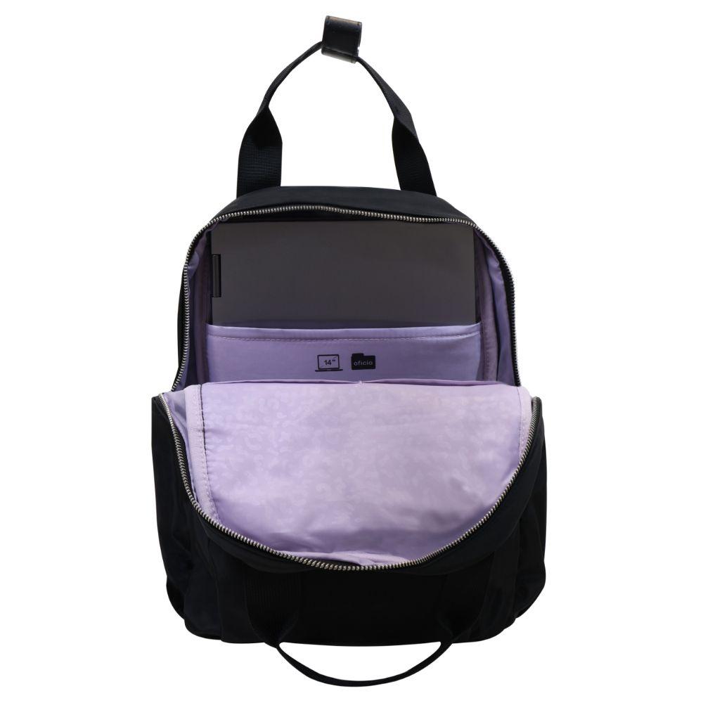 Mochila Mujer Porta Notebook Genesis 14" Negro Head-2