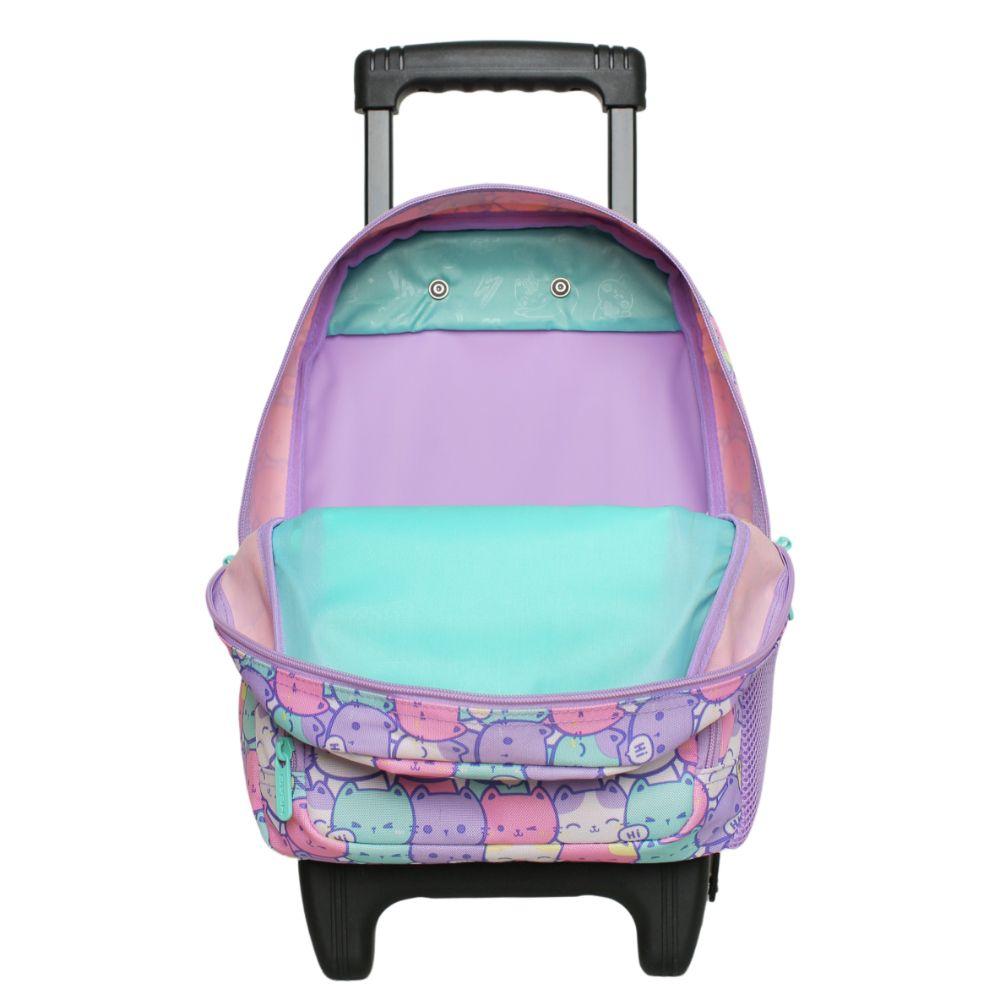 Mochila Infantil Niña Winner New Gatos Pastel Head-2
