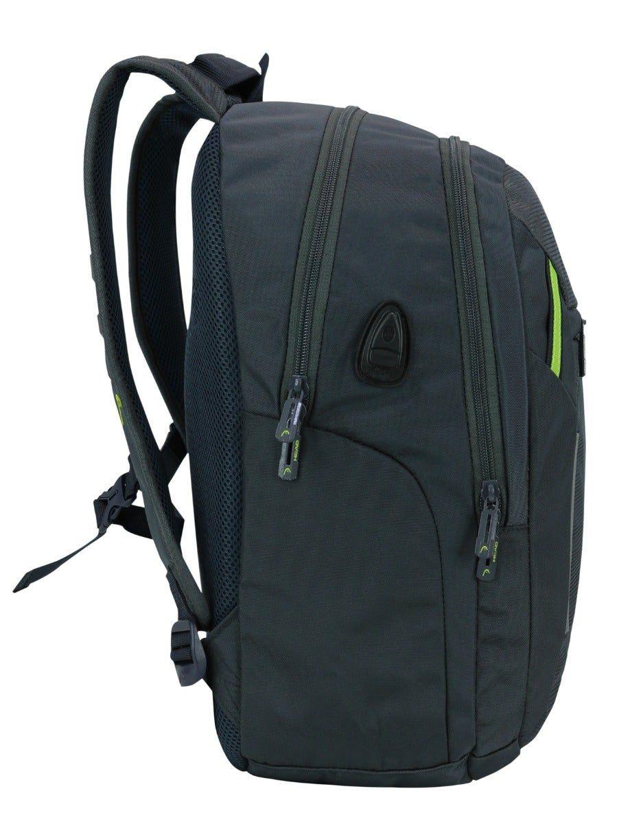 Mochila Porta Laptop Crosstrek USB Gris Fluor Head-9