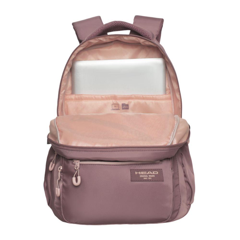 Mochila Mujer Notebook Miura Block Malva Head-3