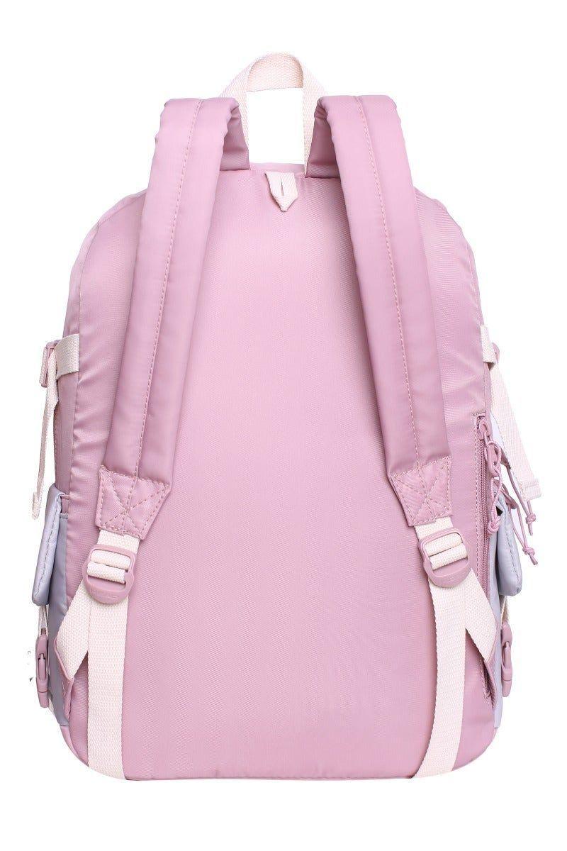 Mochila Escalede 22 Color Block Lila Head-5