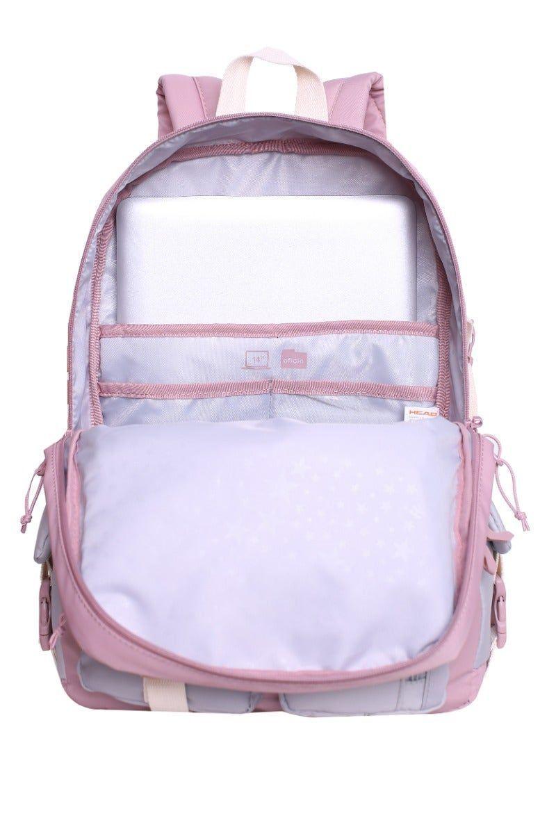 Mochila Escalede 22 Color Block Lila Head-1