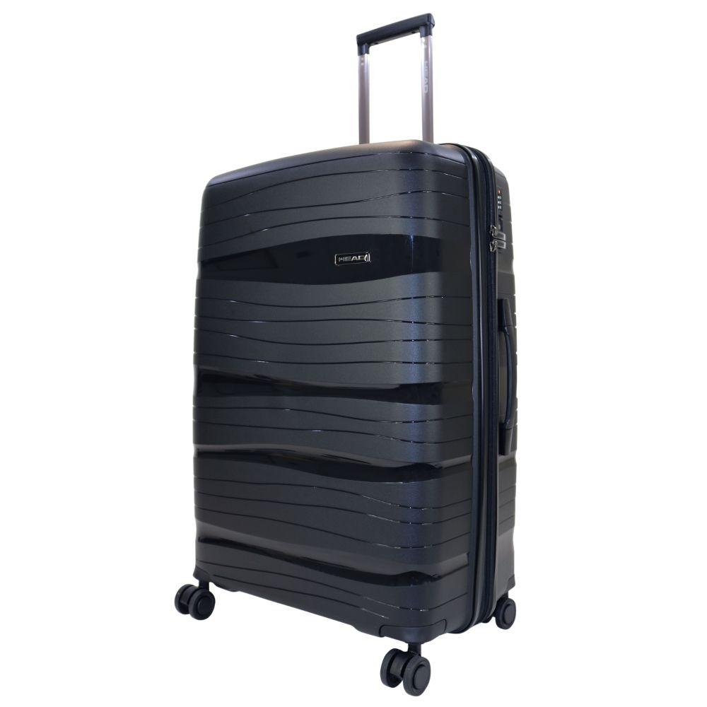 Maleta Hawai L Polipropileno Expandible Negro Head-0