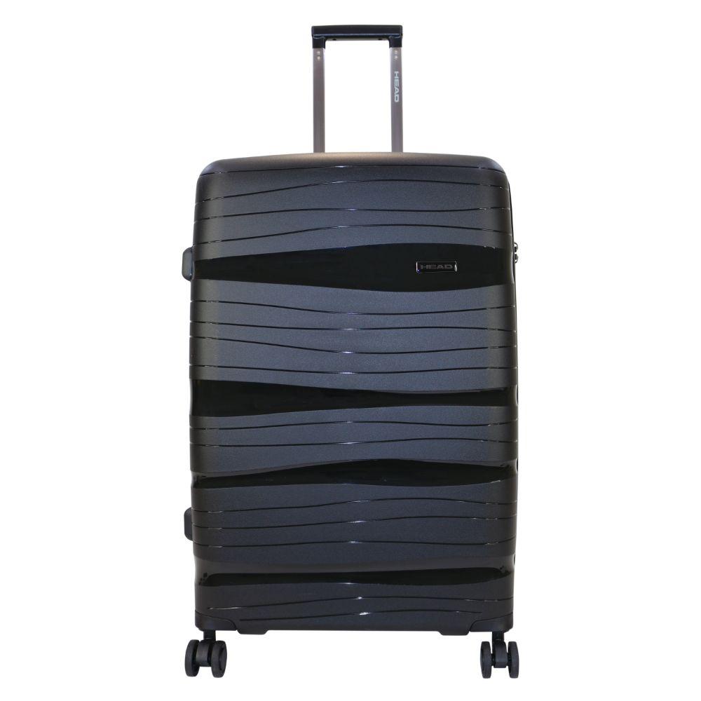 Maleta Hawai L Polipropileno Expandible Negro Head-1