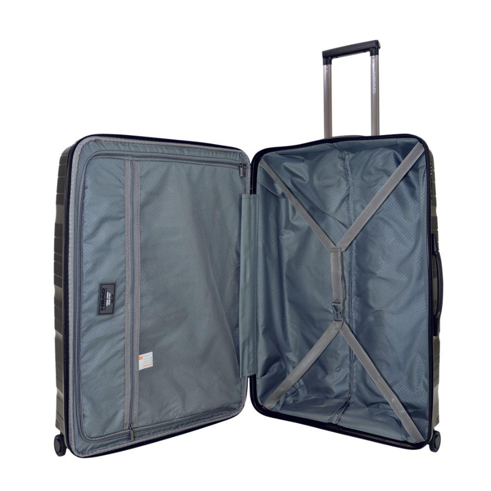 Maleta Hawai L Polipropileno Expandible Negro Head-2