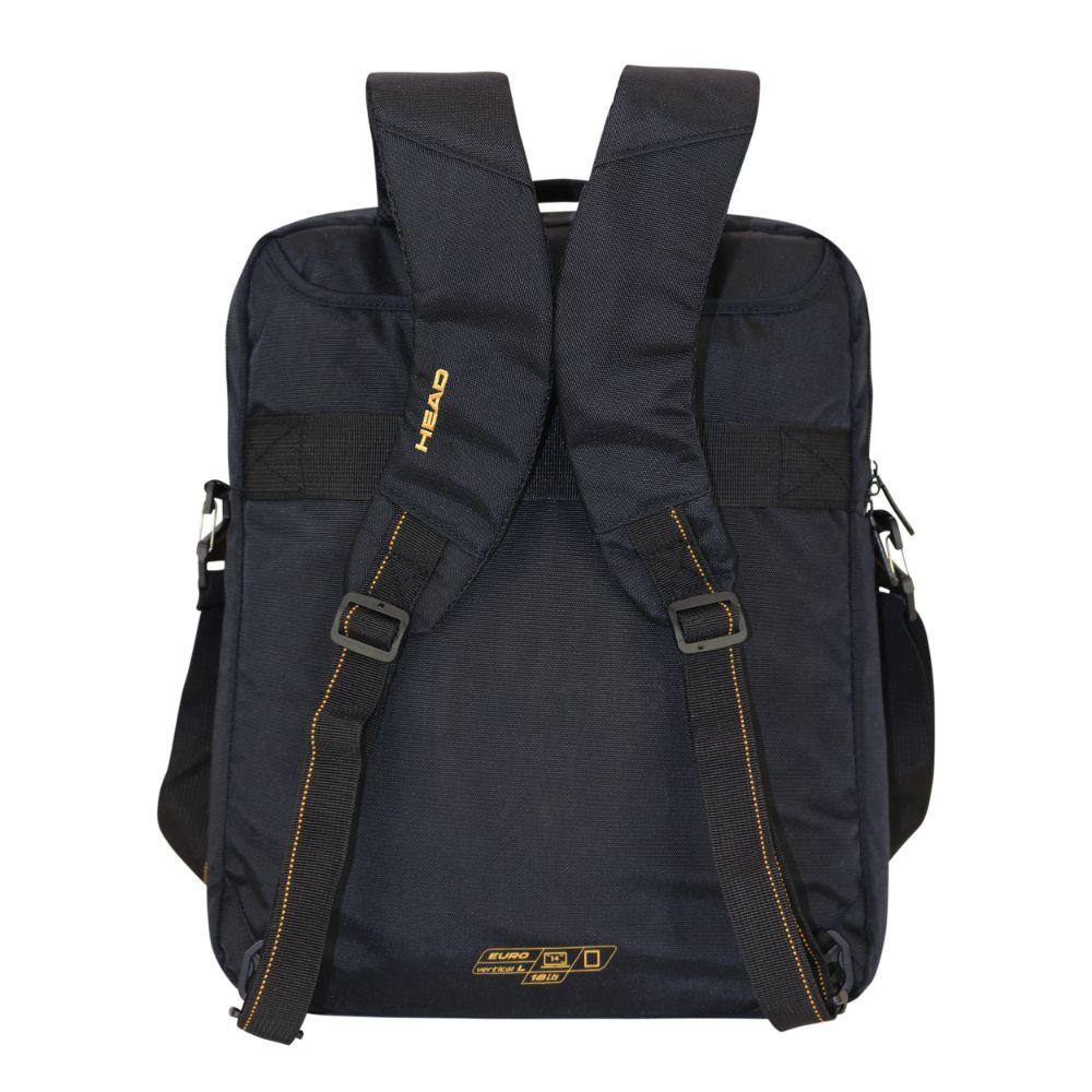 Bolso New Euro Vertical L Twin Tone Negro Head-3