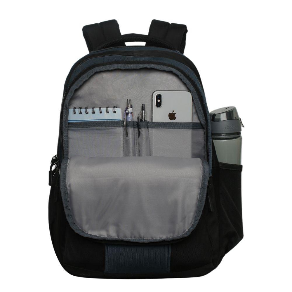 Mochila Notebook Camry Petroleo Negro Head-2