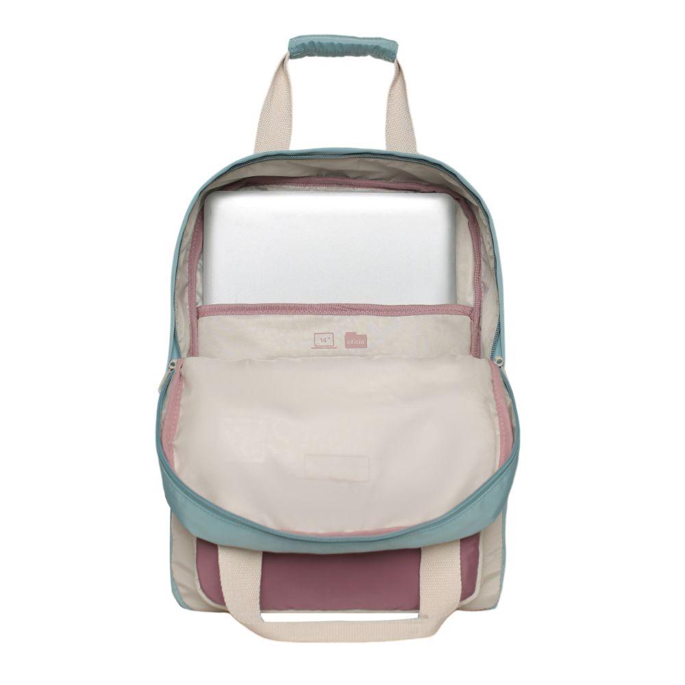 Mochila Urbana Mujer Element Color Block Pastel Head-2
